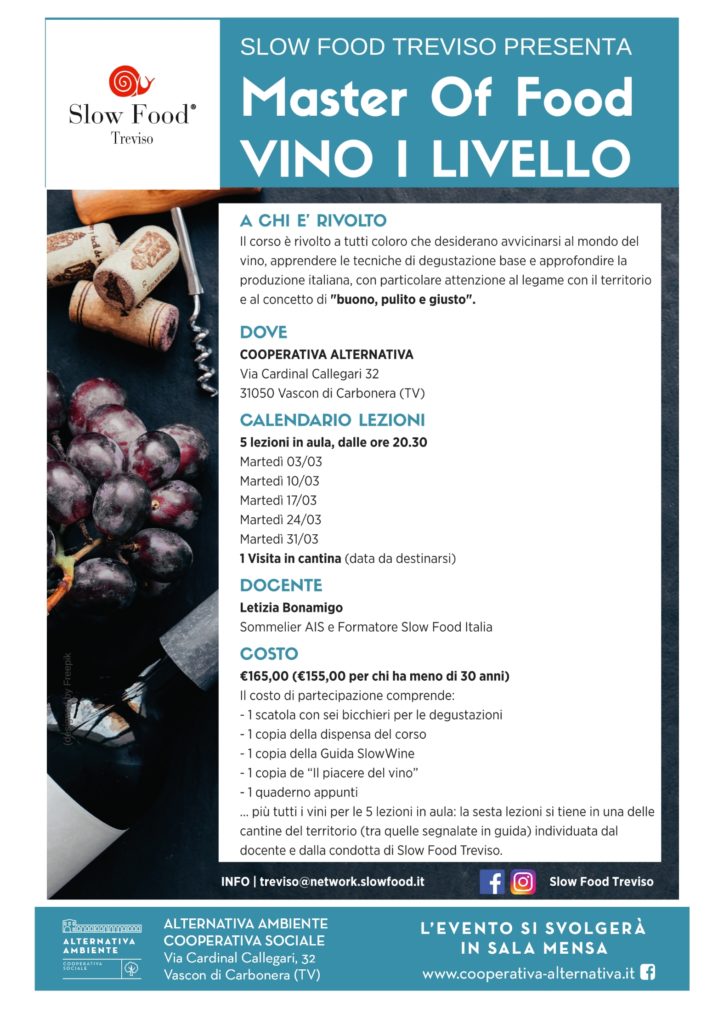 Master of Food: Vino 1° Livello
