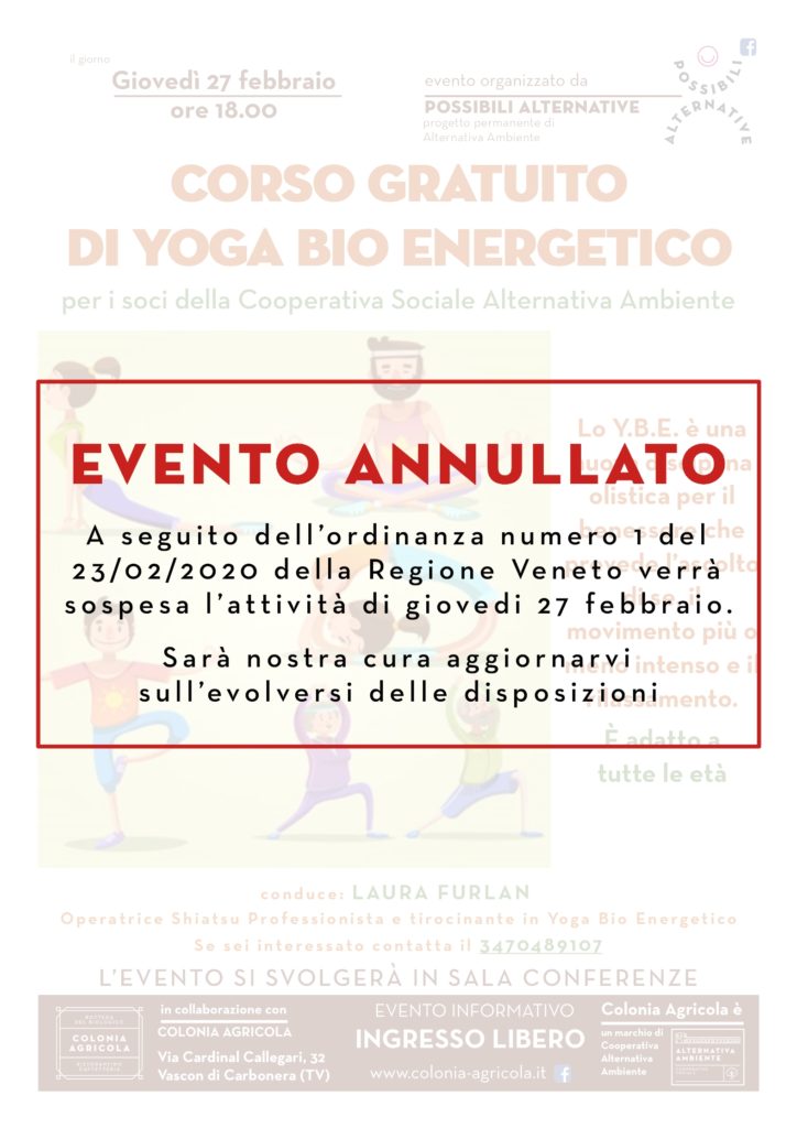 Corso Yoga ANNULLATO
